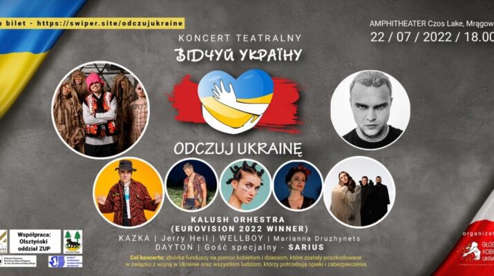 Благодійний концерт-вистава "Відчуй Україну" у Польщі: Kalush Orchestra, Jerry Heil, Kazka та польська зірка Sarius